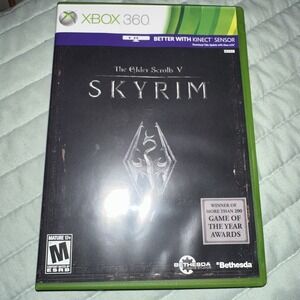 Xbox 360 The Elder Scrolls V Skyrim Free FAST SHIPPING Used